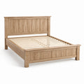 Bett aus Massivholz mit Eicheoptik 200x160 cm